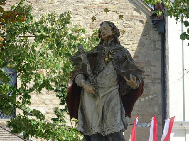 Johannes Nepomuk Statue Pfarrplatz Heiligenstadt