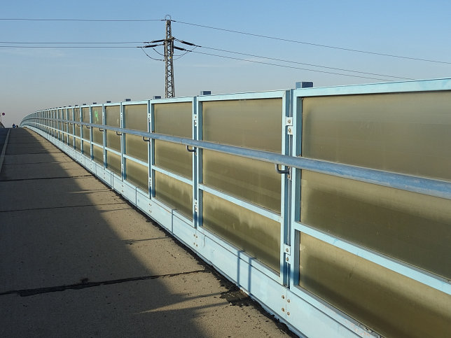 Brcke ber das Gleisdreieck Floridsdorf