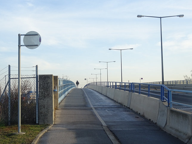 Brcke ber das Gleisdreieck Floridsdorf
