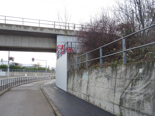 Unterfahrung Richard Neutragasse, Brcke Thayagasse