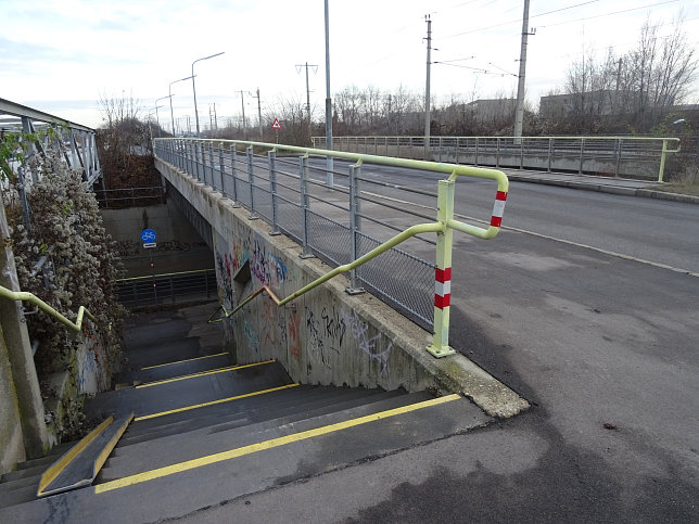 Unterfahrung Richard Neutragasse, Brcke Thayagasse