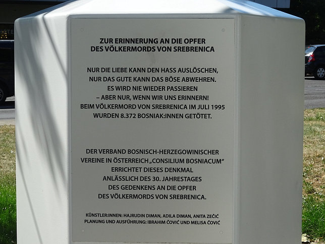 Denkmal 'Blume von Srebrenica'