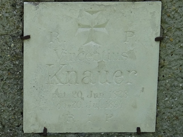 Gedenktafel Vincenz Andreas Knauer