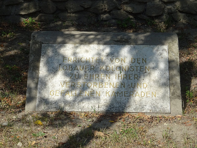 Lobauer Kolonisten Denkmal