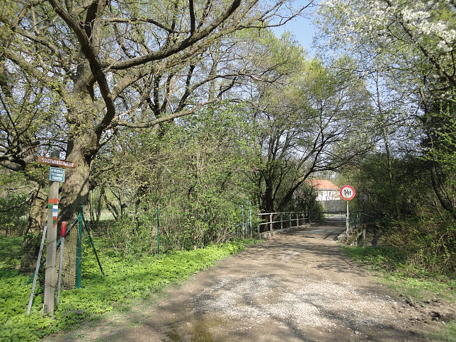 Pfaffenspitzbrcke beim Wirtshaus Jgerhaus