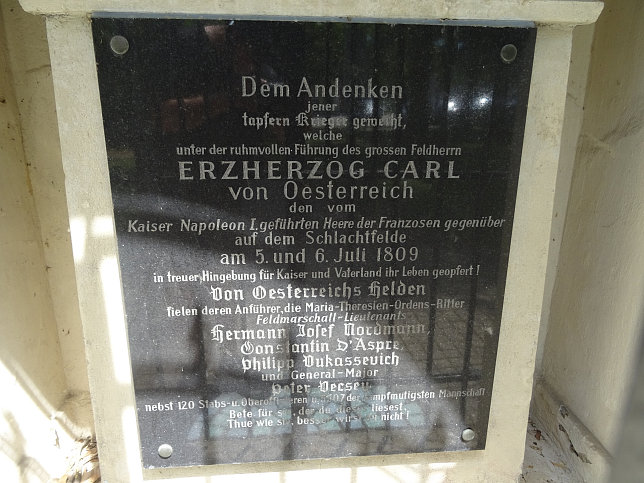 Deutsch-Wagram, Monumentalkapelle 1809