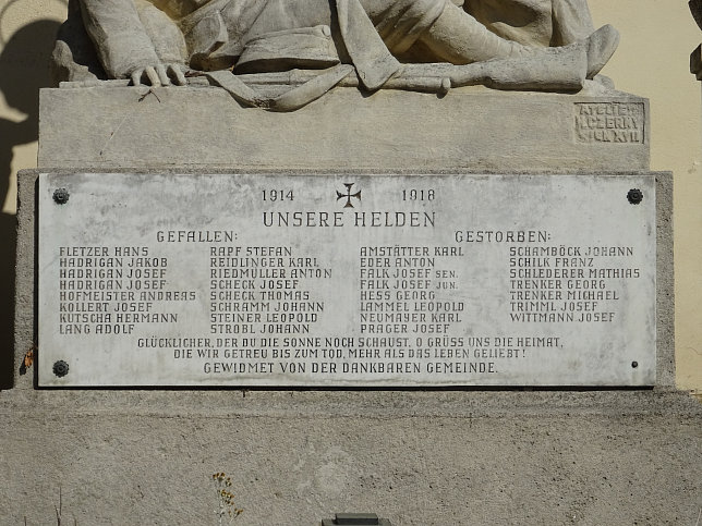 Gerasdorf bei Wien, Kriegerdenkmal