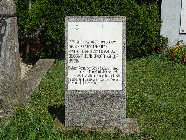 Gro-Enzersdorf, Sowjetische Grberanlage