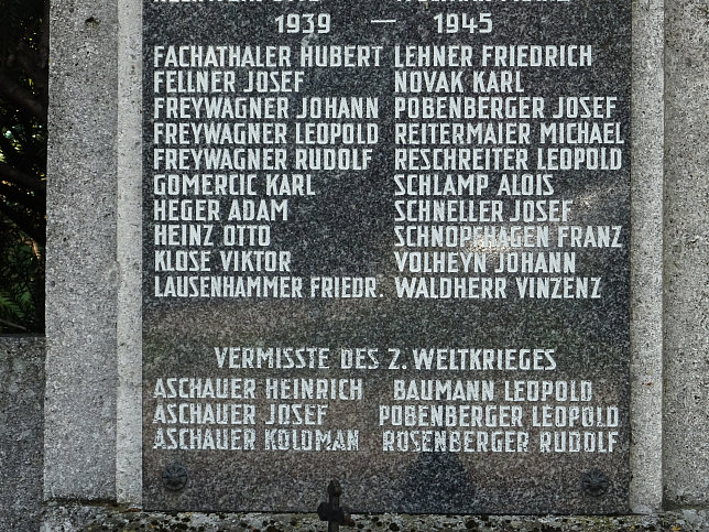 Laab im Walde, Kriegerdenkmal