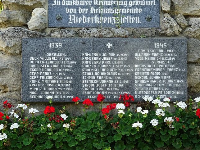 Niederkreuzstetten, Kriegerdenkmal