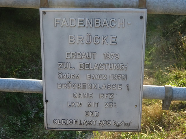 Eckartsau, Fadenbach