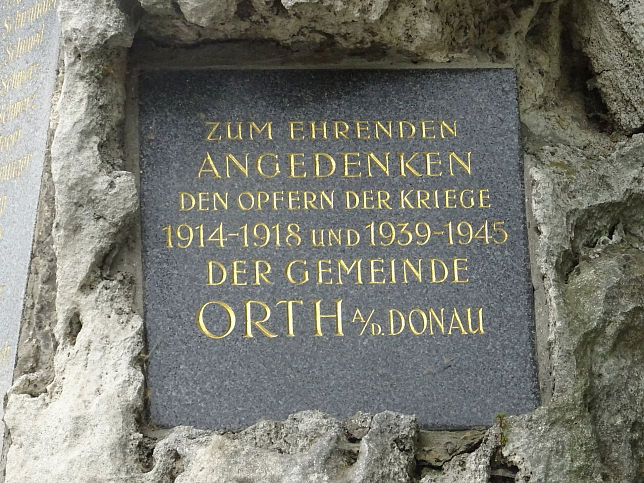 Orth an der Donau, Kriegerdenkmal